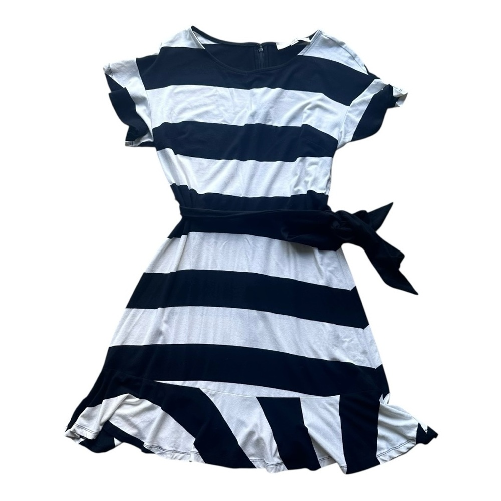 LOFT Women’s‎ 6P Black/ White Striped Dress